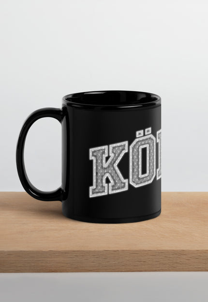 Kölsch Diamant Schwarze glänzende Tasse