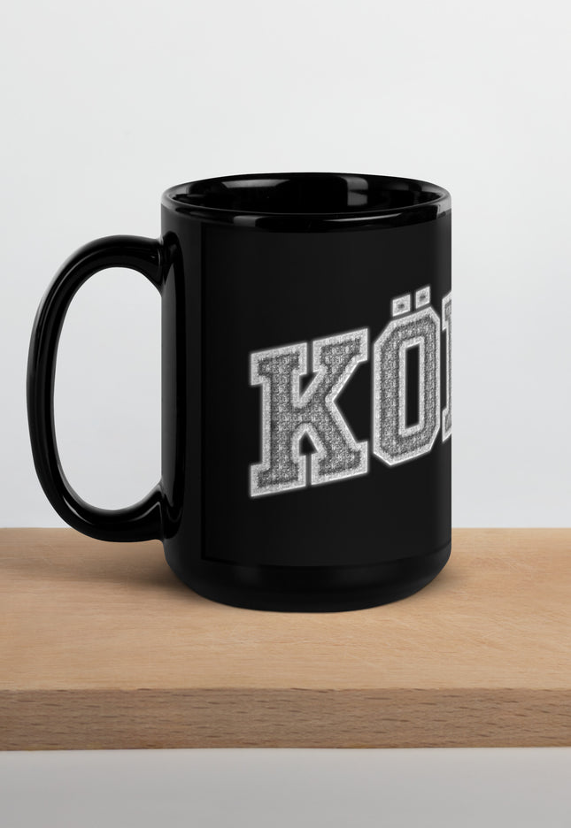 Kölsch Diamant Schwarze glänzende Tasse
