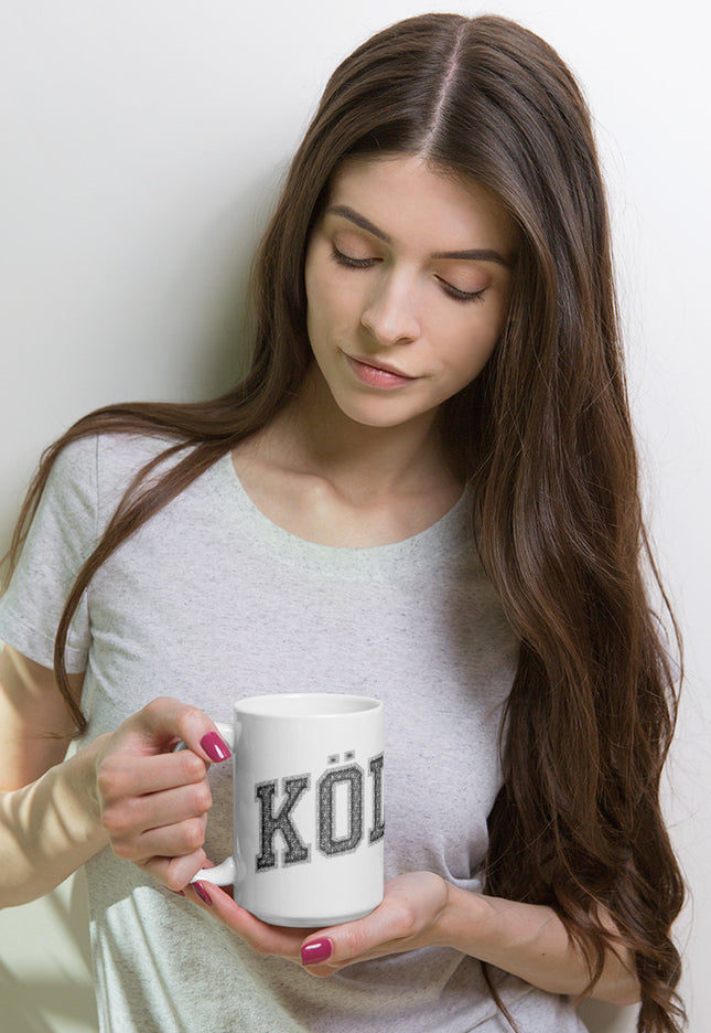 Kölsch Diamant Weiße, glänzende Tasse