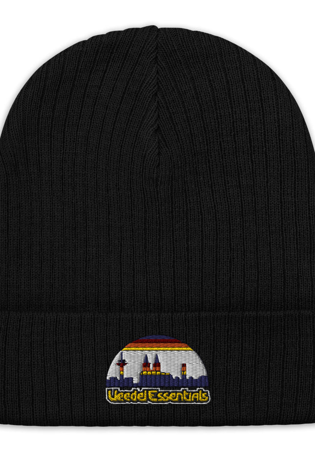 Recycelte Beanie mit Bündchen