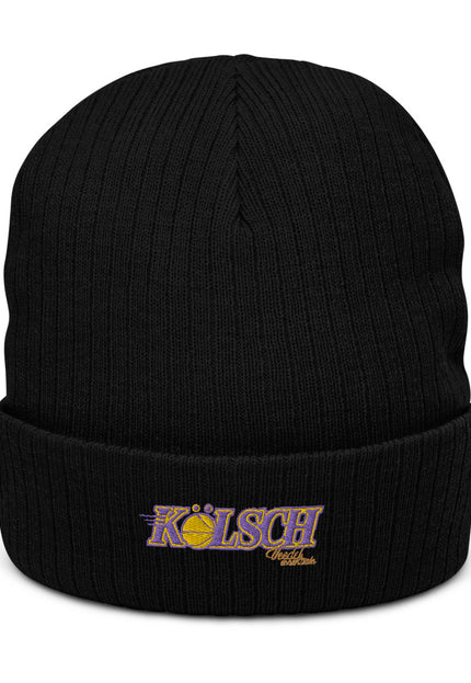 Recycelte Beanie mit Bündchen