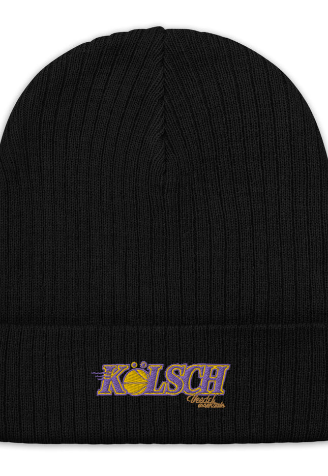Recycelte Beanie mit Bündchen