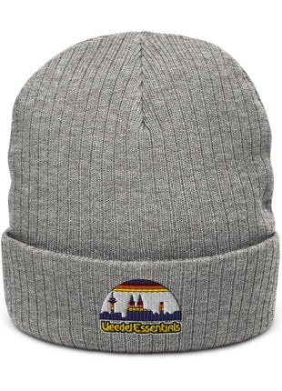 Recycelte Beanie mit Bündchen