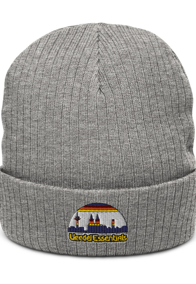 Recycelte Beanie mit Bündchen